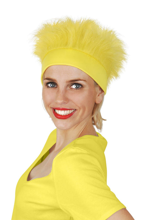 Fluffy Headband - Yellow