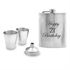 Hip Flask In Box '21' Gift Set