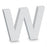 W Letter Alpha Art Wooden