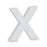 X Letter Alpha Art Wooden