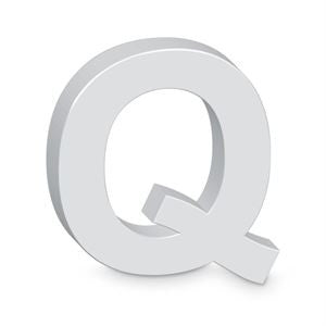 Q Letter Alpha Art Wooden