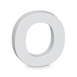 O Letter Alpha Art Wooden