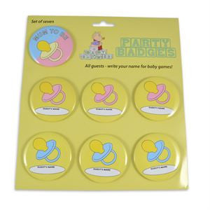 MUM TO BE PARTY BADGES