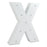 LED Alpha Light White Letter X