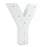 LED Alpha Light White Letter Y