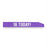 18 Today Purple Sash With White Writing