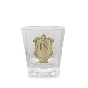 Whisky/Shot Glass Gold Badge- Aged Assorted