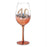 Assorted Aged Rose Gold Ombre Wine Glasses 430ml