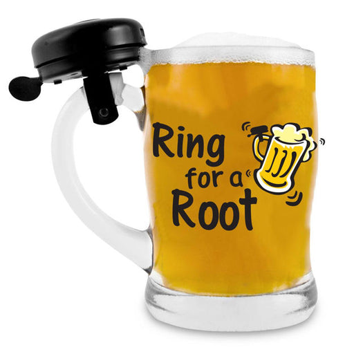 Beer Stein with Bell "Ring for a Root"