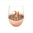 Rose Gold Ombre Stemless Wine  Glass Assorted Ages