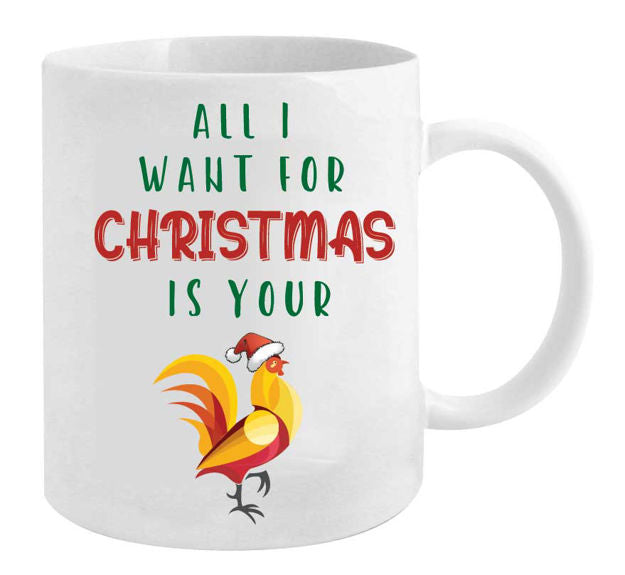 Assorted humorous Christmas Coffee Mugs