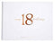 Happy 18th Birthday Rose Gold Guest Book
