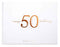 Happy 50th Birthday Rose Gold Guest Book
