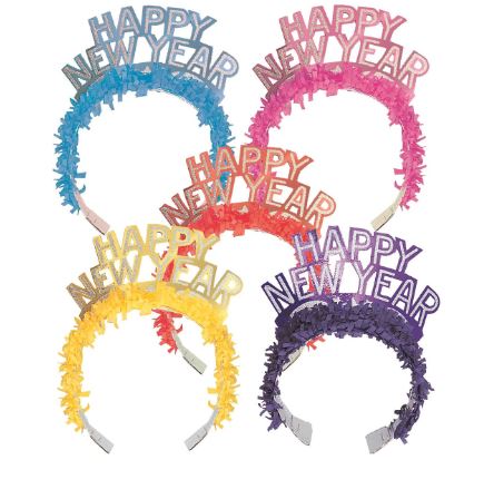 Happy New Year Fringed Tiara