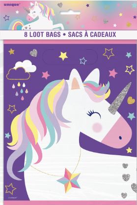 Unicorn Loot Bags 8pk