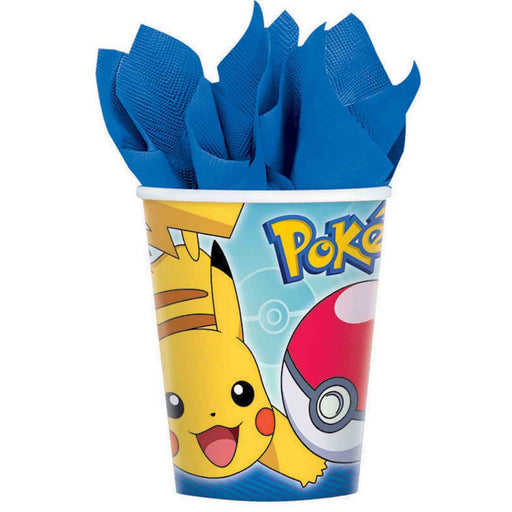 Pokemon Paper Cups 8 Pack 266ml
