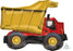 Foil Balloon Supershape Dump Truck 81cm X 63cm