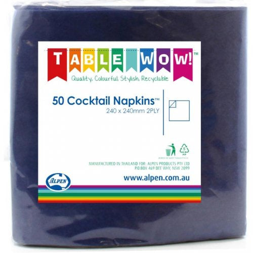 Napkin Cocktail Dark Blue