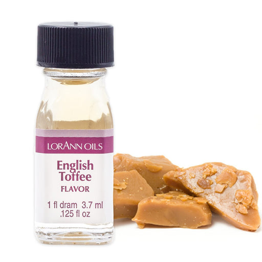 Lorann - Concentrated Flavour Oil - 3.7m English Toffee Flavor 1 dram