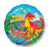 Happy Birthday Dinosaur Foil Balloon 43cm
