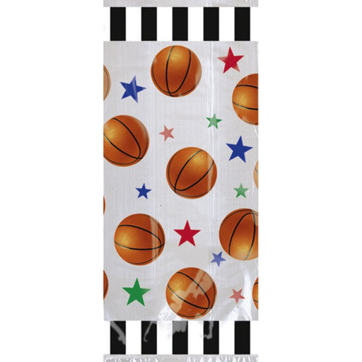 Basketball Cello Party Bags 20 Pack