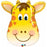 Jolly Giraffe 32"(81cm) Foil Balloon