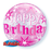 Happy Birthday Pink Starburst Bubble 56cm