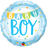 18" Foil Balloon Baby Boy Banner & Dots