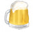 Foil Balloon Shape See-Thru Beer Mug (50cmx58cm)