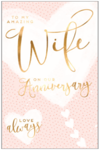 Wife Anniversary Greeting Card