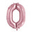 Light Pink Mega Foil 34''  Number