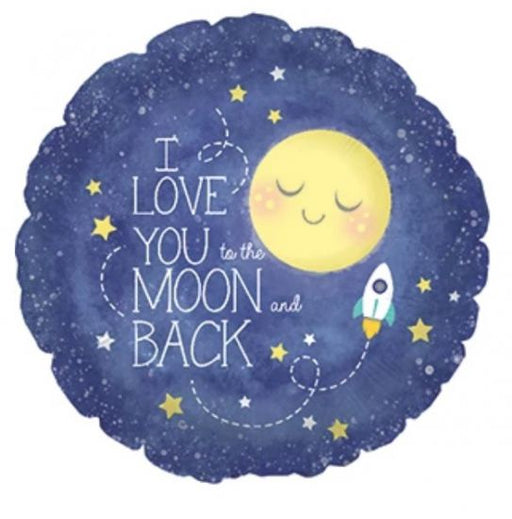 I Love You To The Moon And Back 18" Foil Balloon