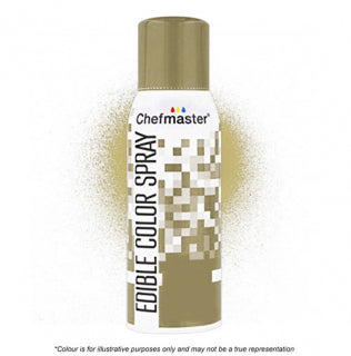 Chefmaster | Gold | Edible Colour Spray | 1.5 Oz/42 Grams