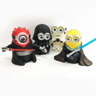 Star Wars Minions | Plastic Figurines | 4 Piece Set