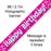 Happy Birthday Pink Holographic 9ft Banner