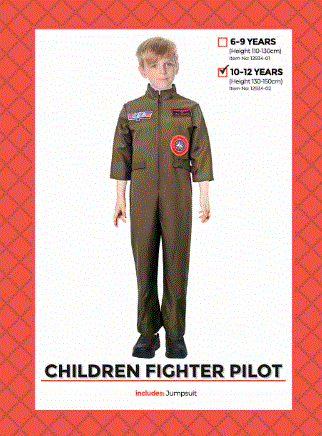 Children's Fighter Pilot Cotume