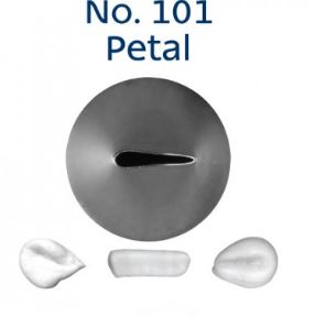 No. 101 Petal Standard Stainless Steel Piping Tip