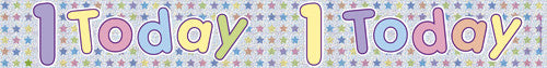 Banner 1st Birthday Girl
