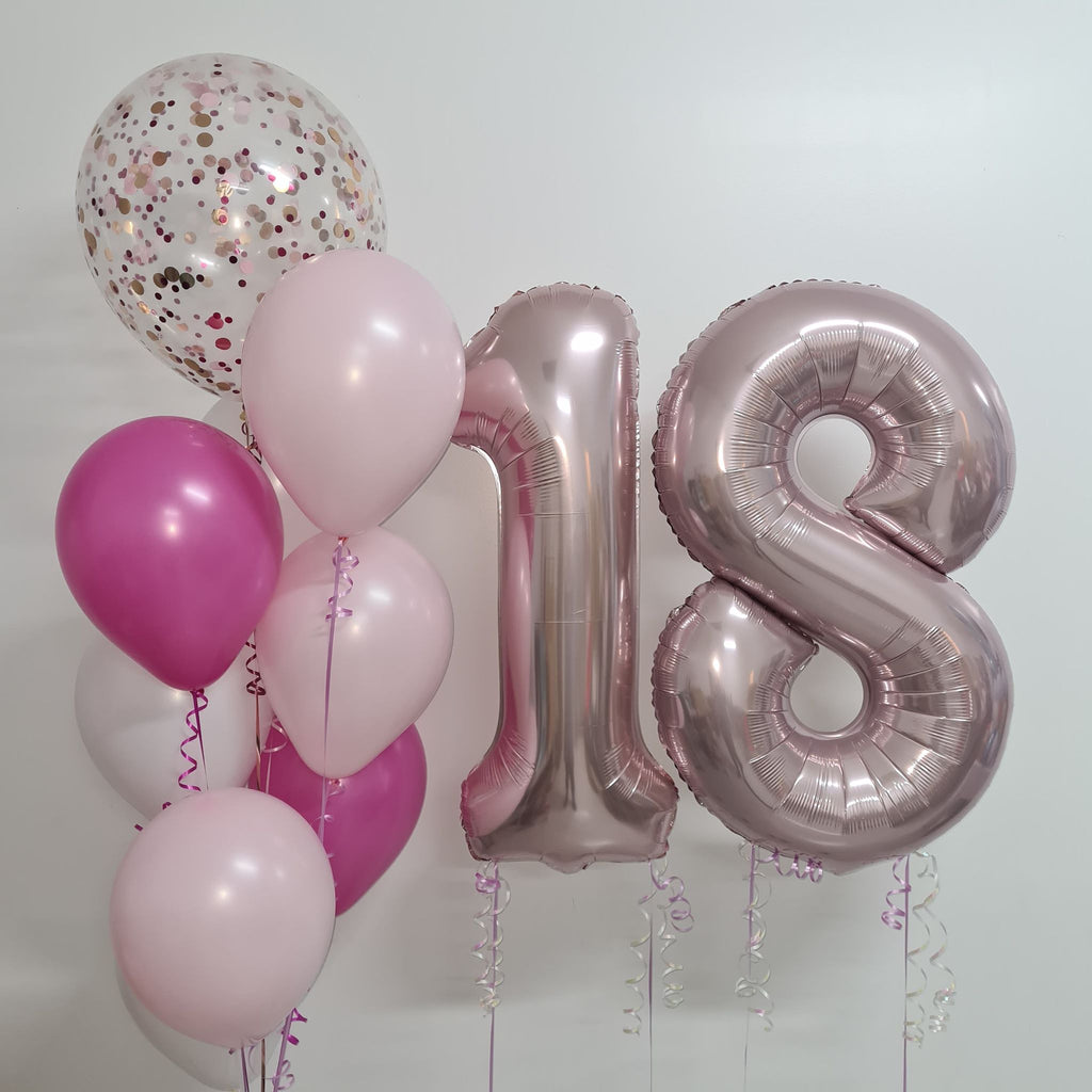 Double Digit Single Confetti Bundle — Red Fox Party Supplies