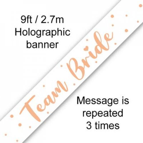 Team Bride Banner 2.7m
