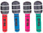 INFLATABLE MICROPHONE - 10" ASSORTED each