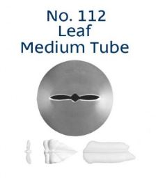 No. 112 Leaf Medium Standard Stainless Steel Piping Tip