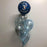 Dazzling Foil 7 Balloon Confetti Bouquet