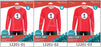 Red 1 Long Sleeve Shirt Adult