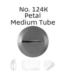No. 124K Petal Medium Stainless Steel Piping Tip — Red Fox Party Supplies