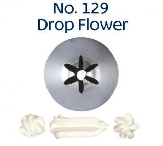 No.129 Drop Flower Standard Stainless Steel Piping Tip