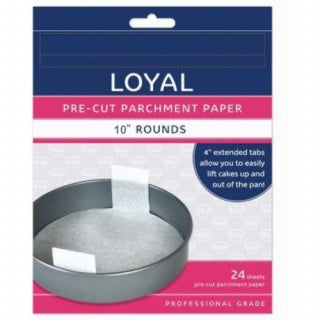 Loyal | 10 Inch | Round | Pre-Cut Parchment Paper