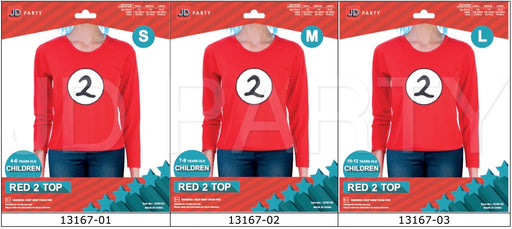 Kids Red 2 Long Sleeve Shirt