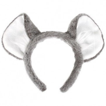 Koala Ears on Headband Grey