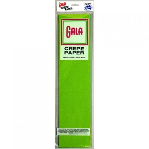 Crepe Gala Green 240cm/50cm